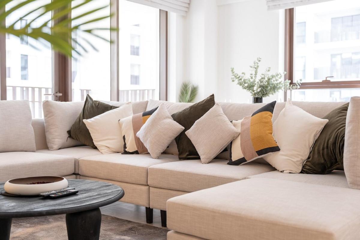 Elegant 4-Bedroom Apartment Perfect For Families In Dubai Creek Harbour Exterior photo